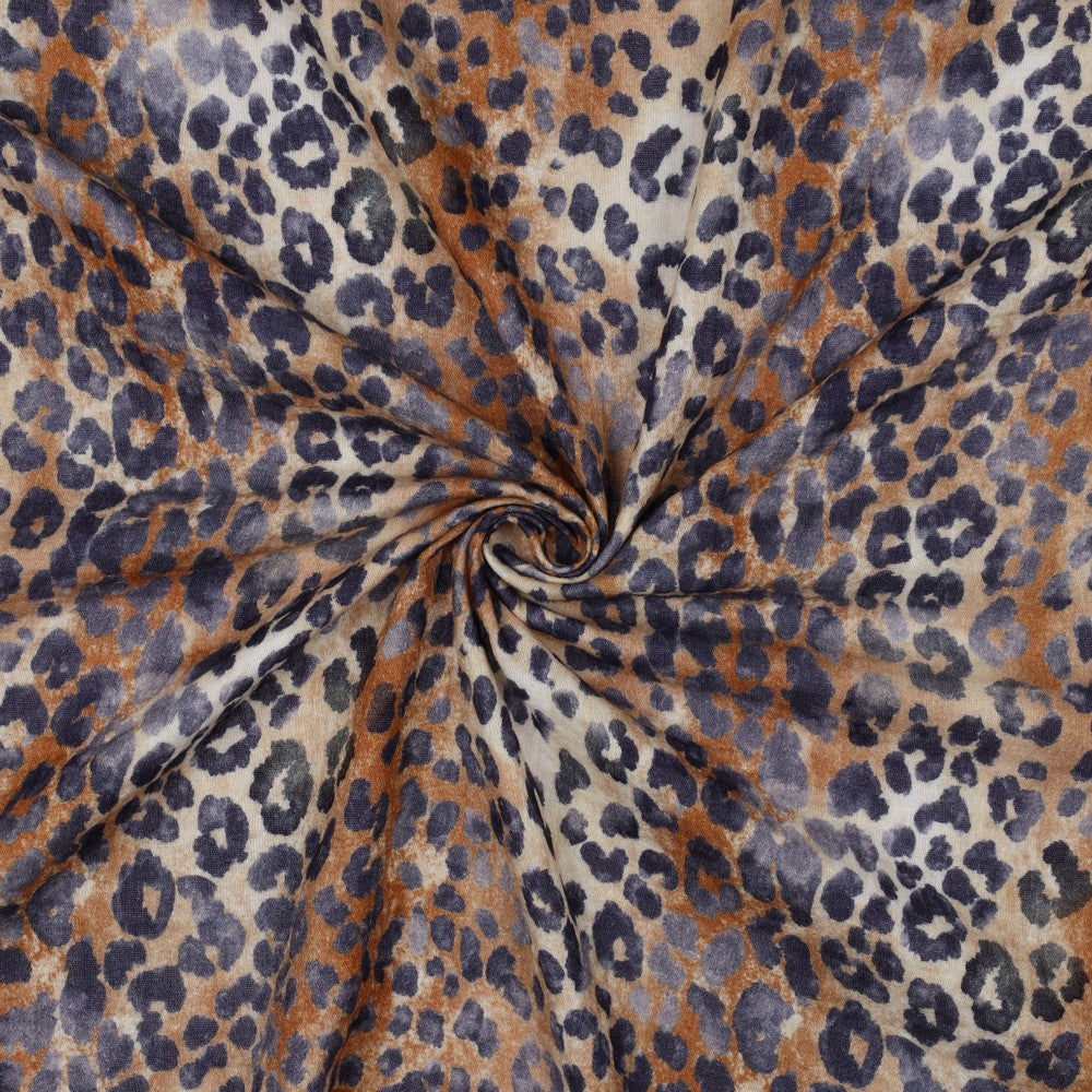 Musselin Double Gauze Digital Leo