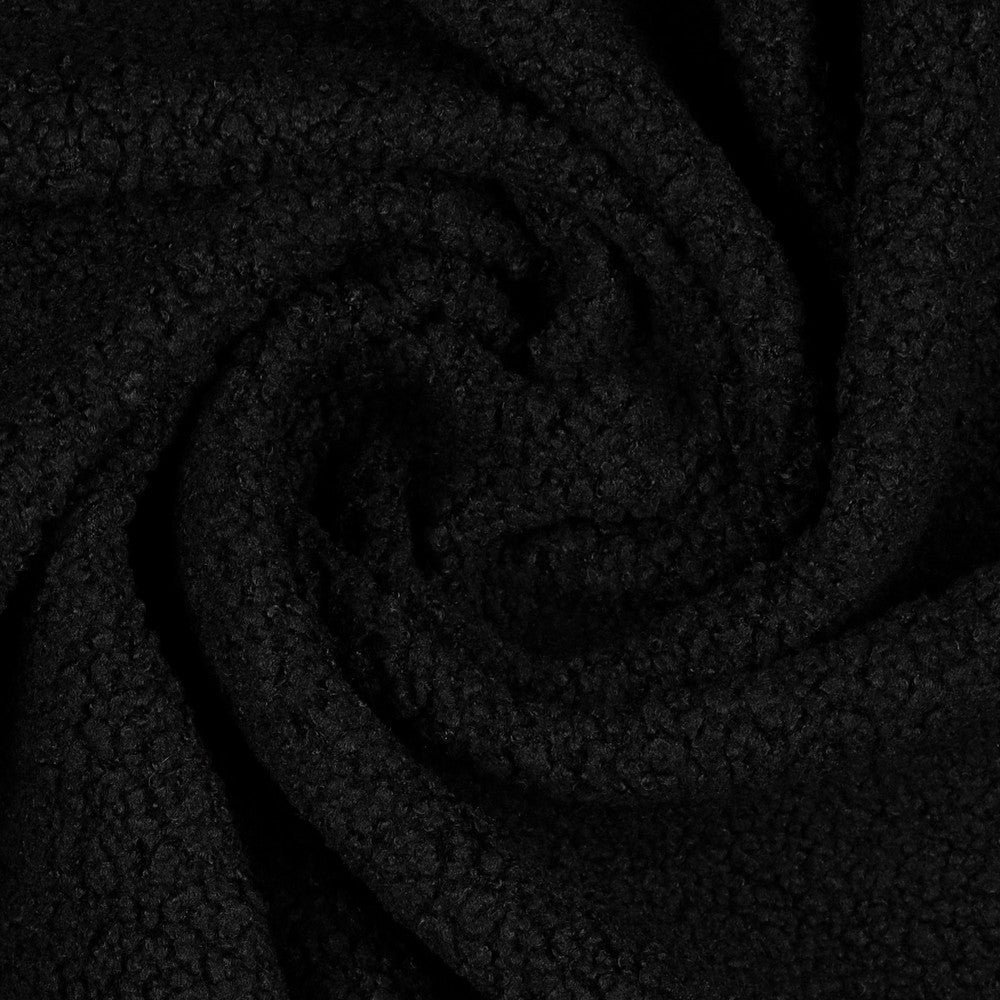 Teddy Fur Plüsch schwarz