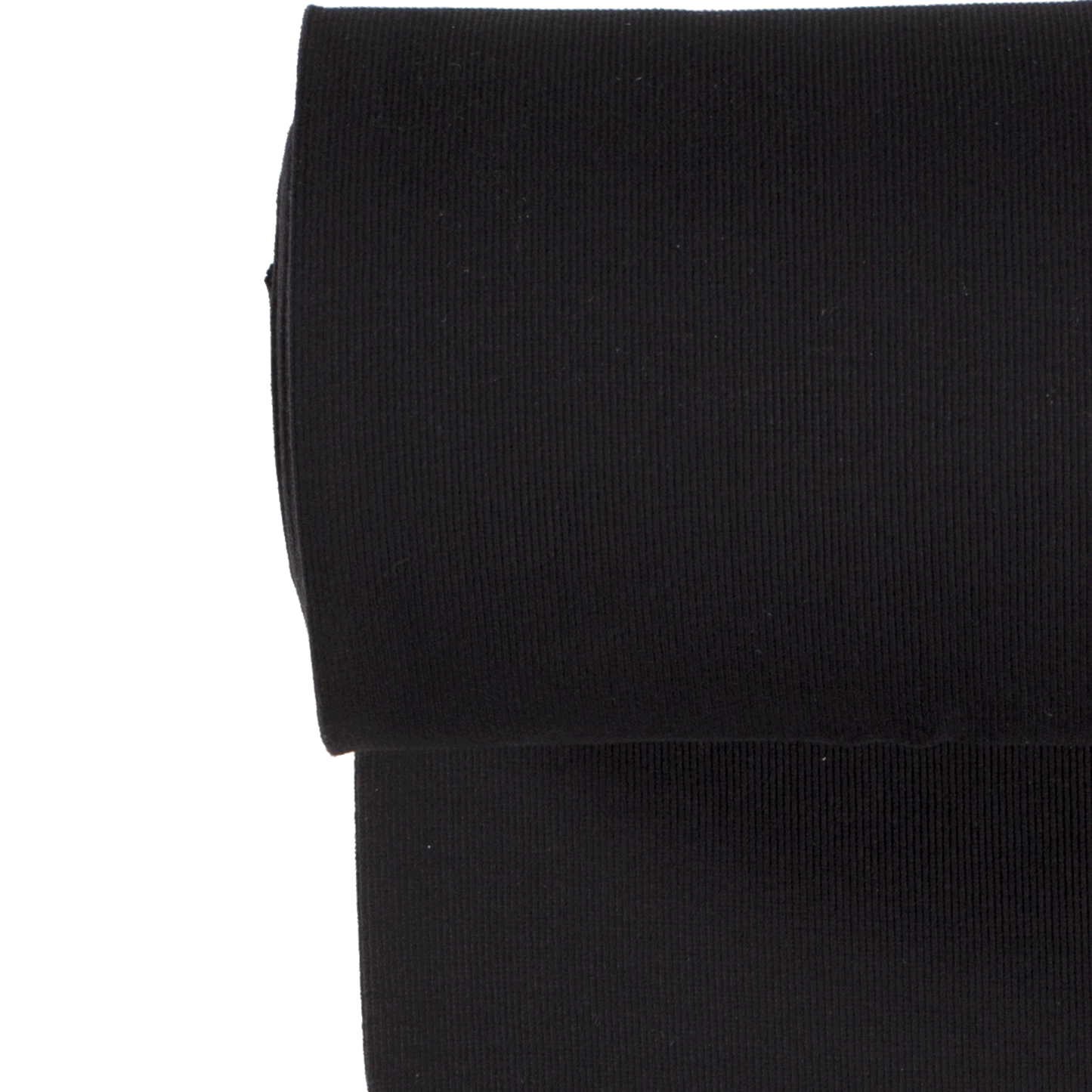 Rippbündchen schwarz