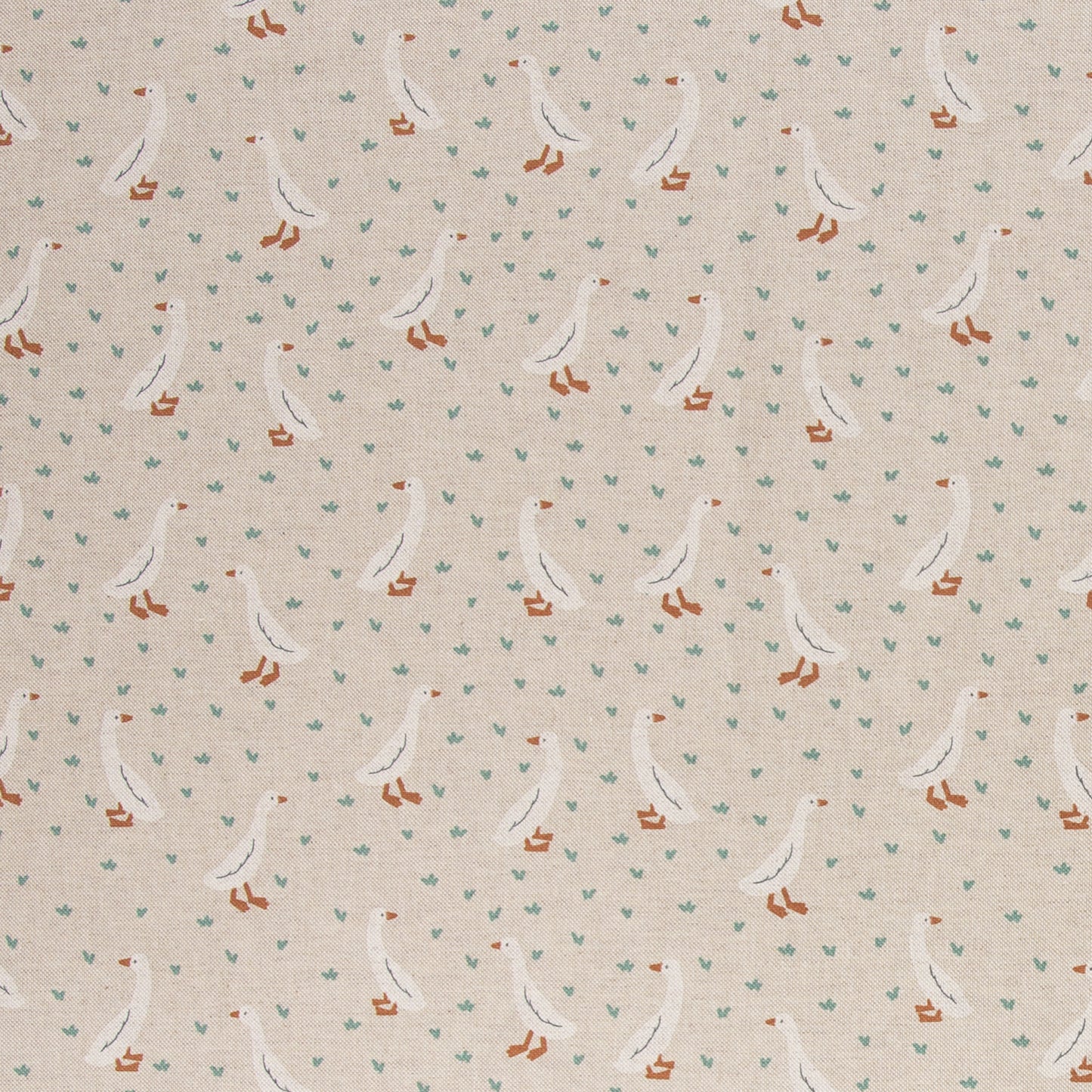 Canvas „Amar“ Leinenoptik Gänse Swafing