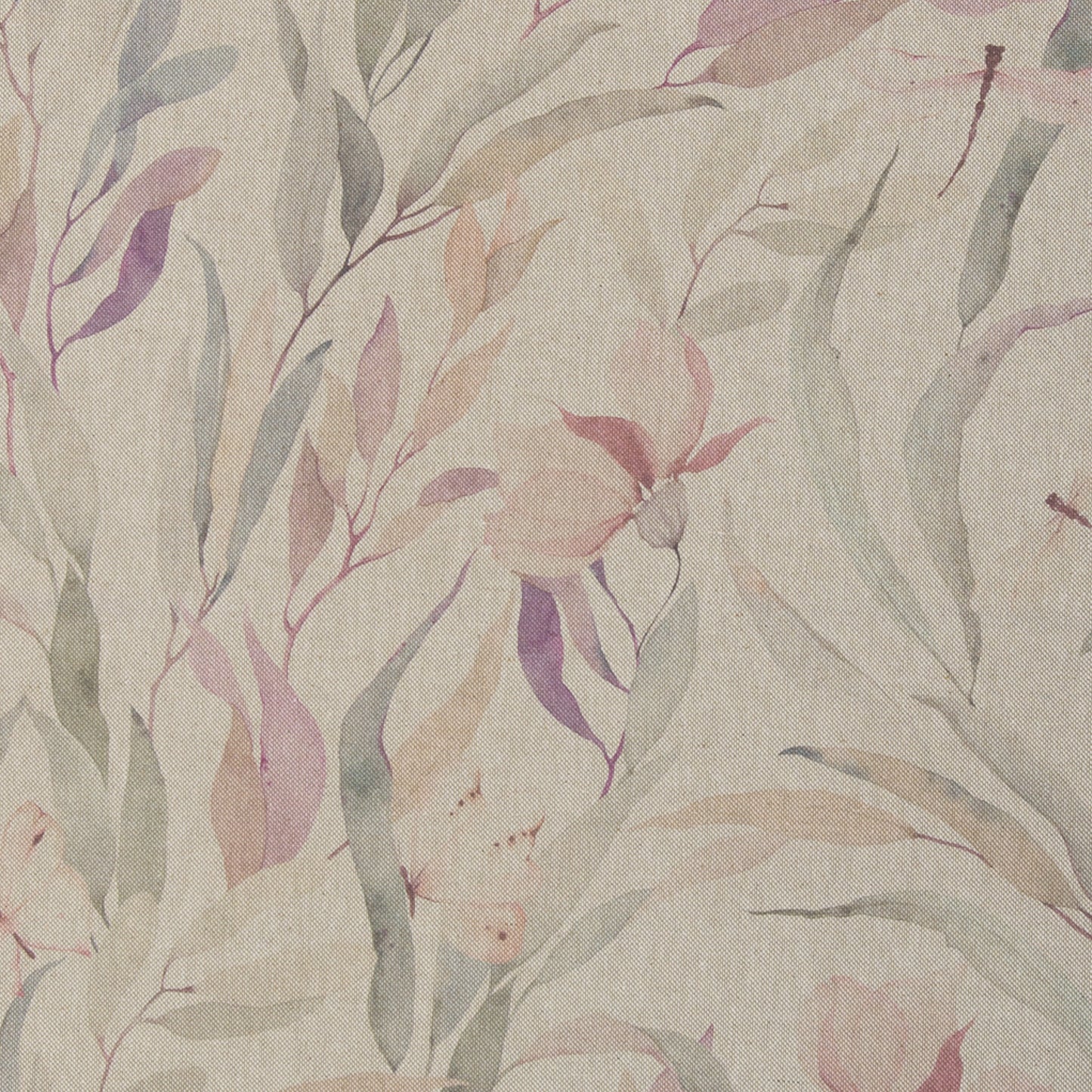 Canvas Leinenoptik Christel Floral Swafing
