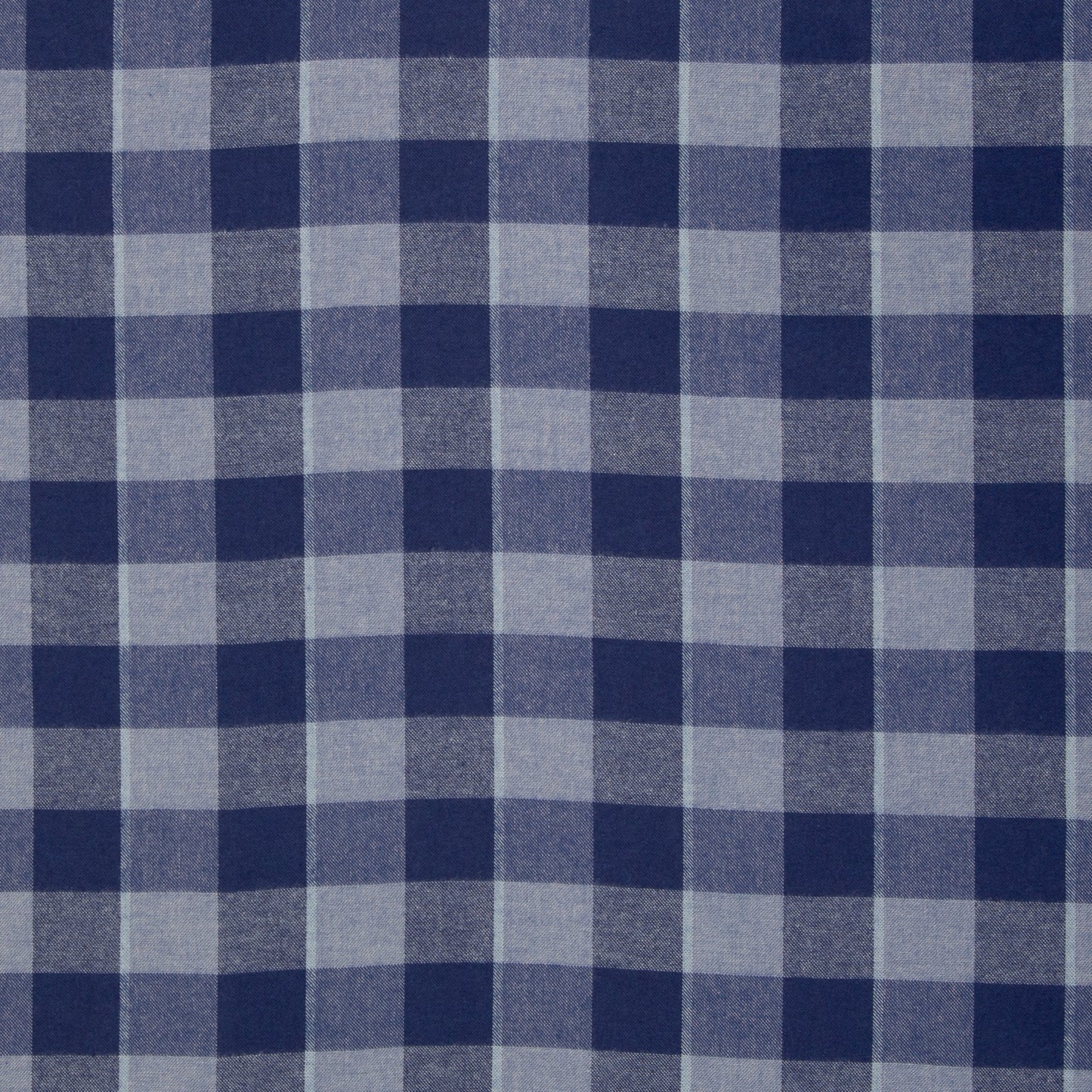Baumwoll Flanell blau kariert Maverick Swafing