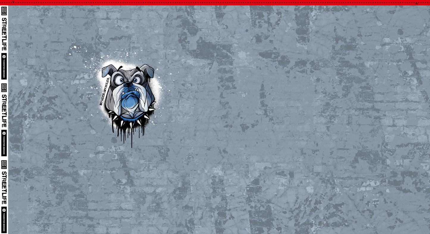 French Terry Street Life by Thorsten Berger 80cm Panel