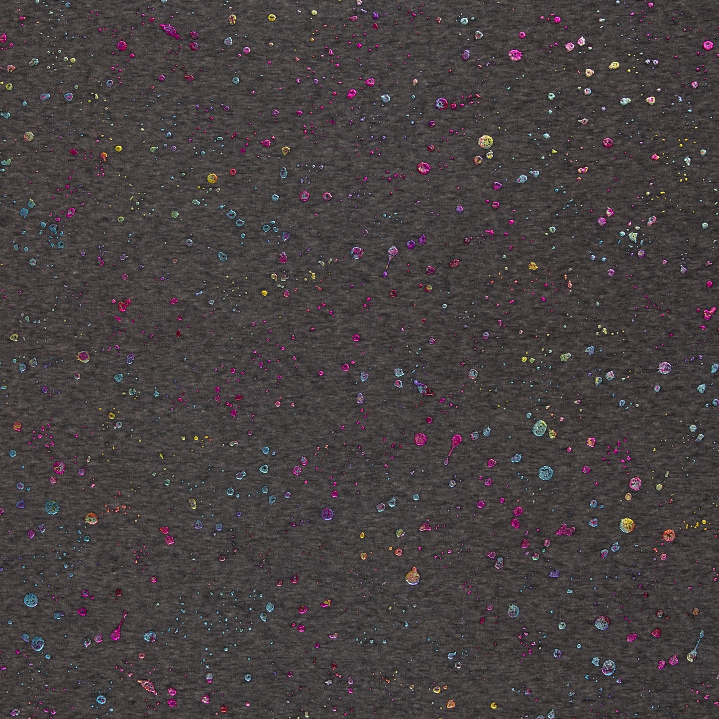 Alpenfleece "Farsund“ Sprenkel Tupfen Glitzer Swafing anthrazit meliert