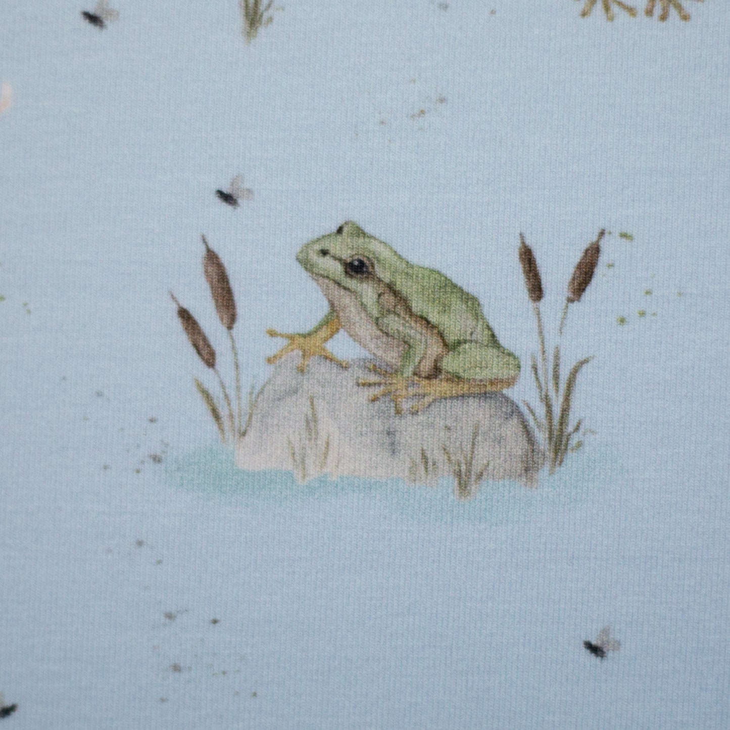 Jersey Frosch – Baumwolljersey In the Pond von Christiane Zielinski | Swafing