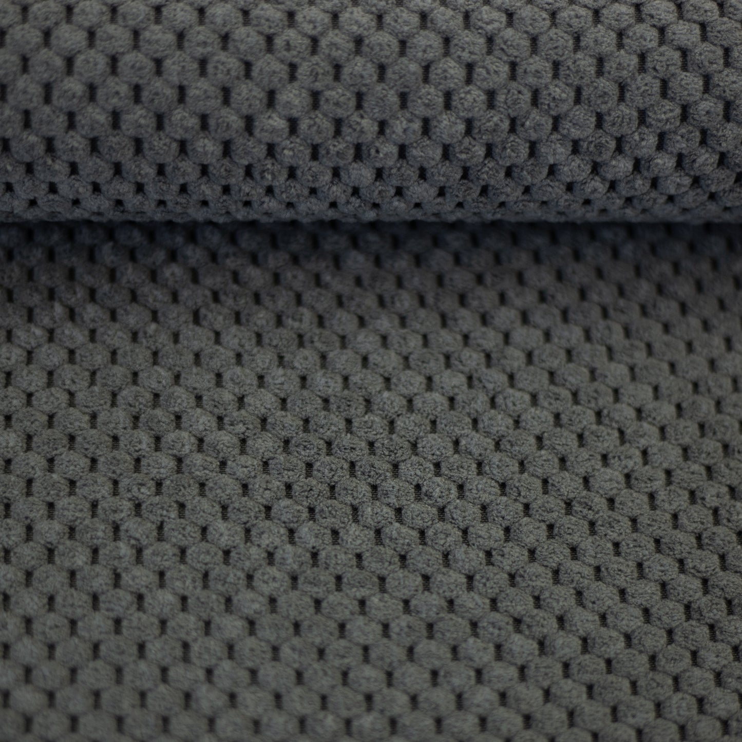 Deko Velour Samt Parma Swafing grau