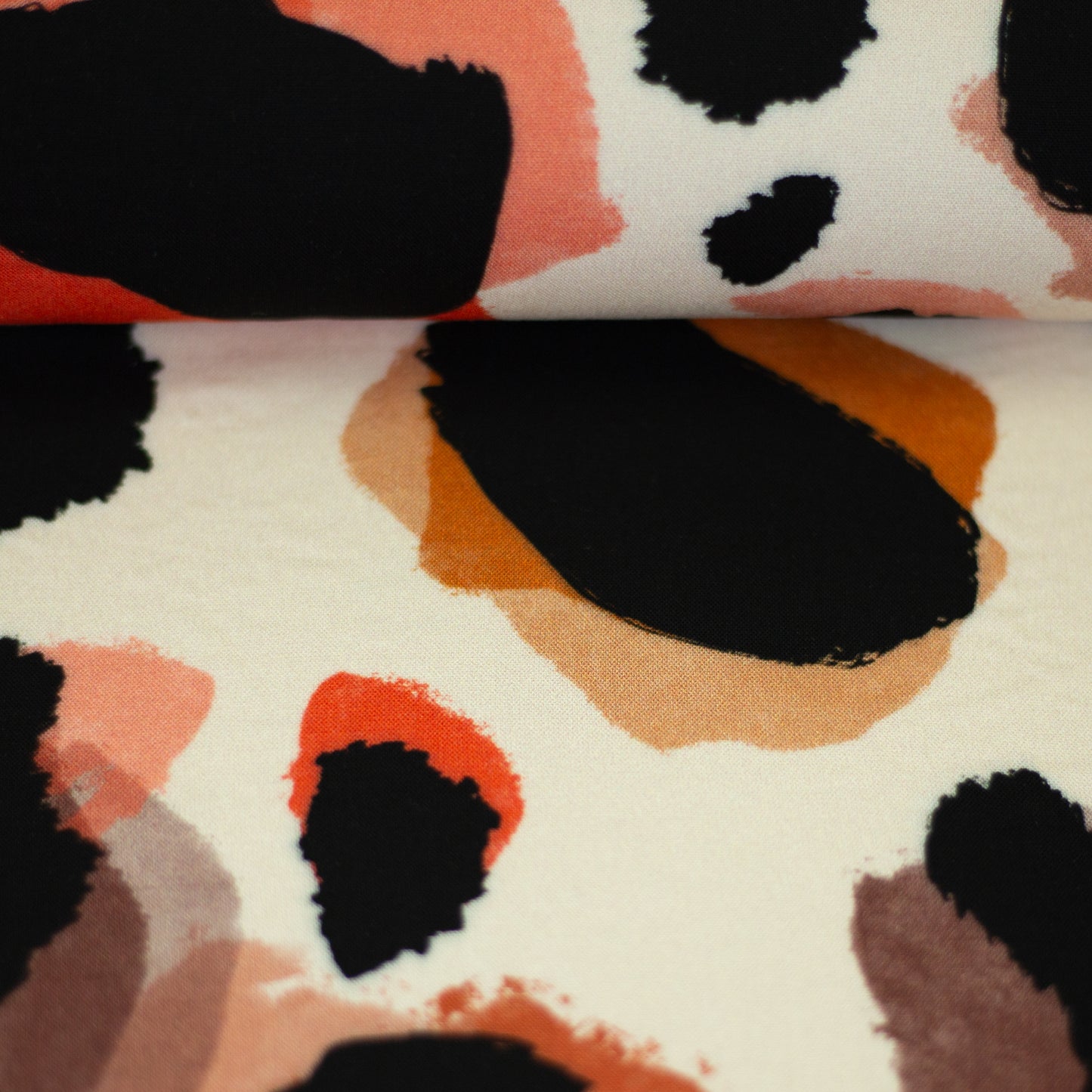 Viskose Webware Donna Swafing Leo Tupfen Aquarell
