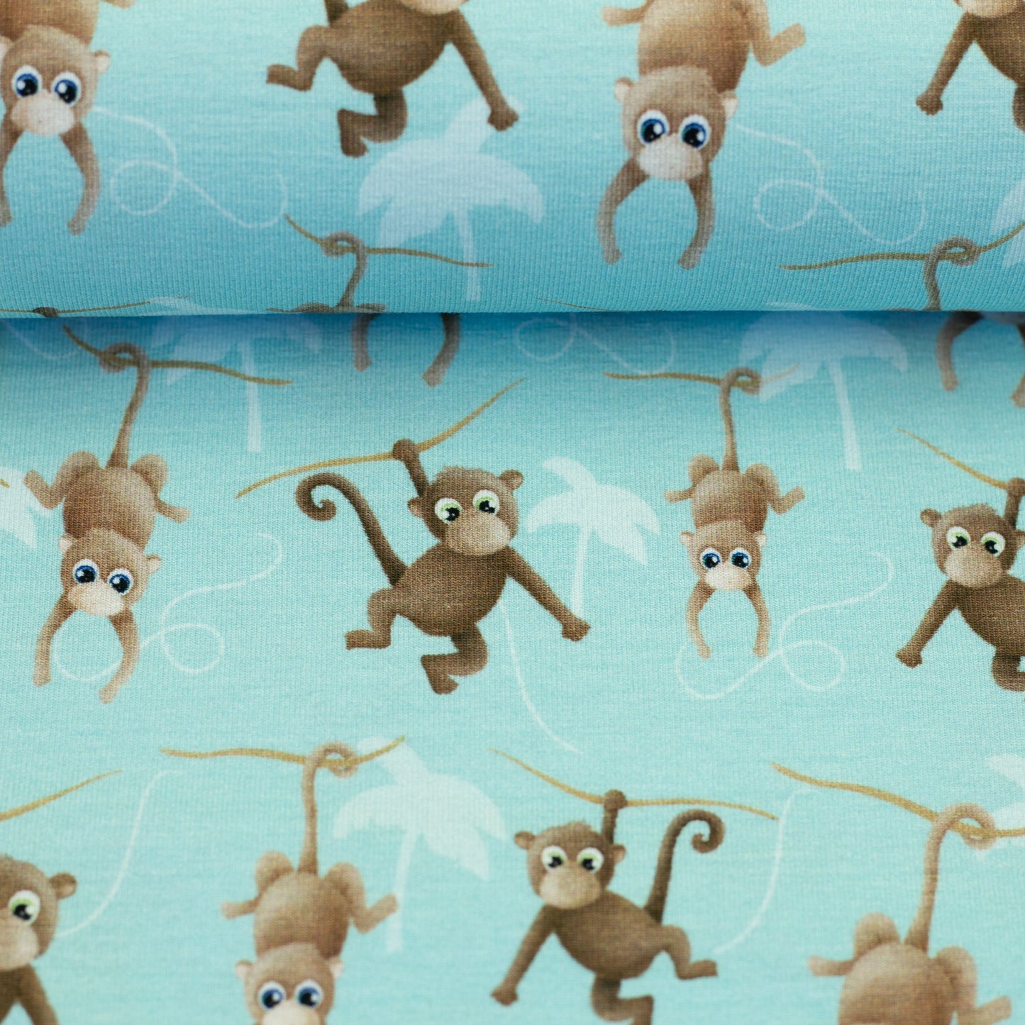 Baumwolljersey Affen Ahoi by Mrs Mint Design Swafing