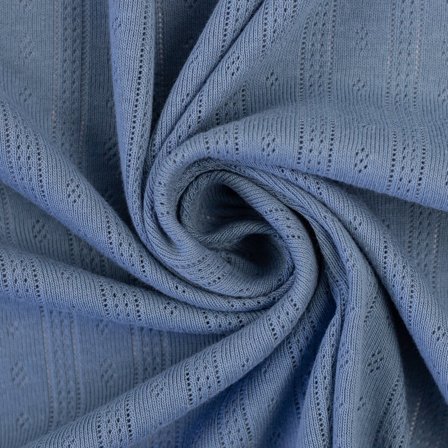 Ajour Jersey Tiana von Swafing blau