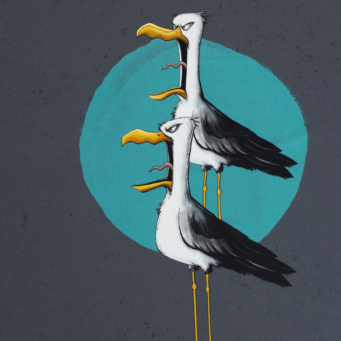 Maritimes Canvas Paneel Seagull Ole by Thorsten Berger Swafing 85 cm