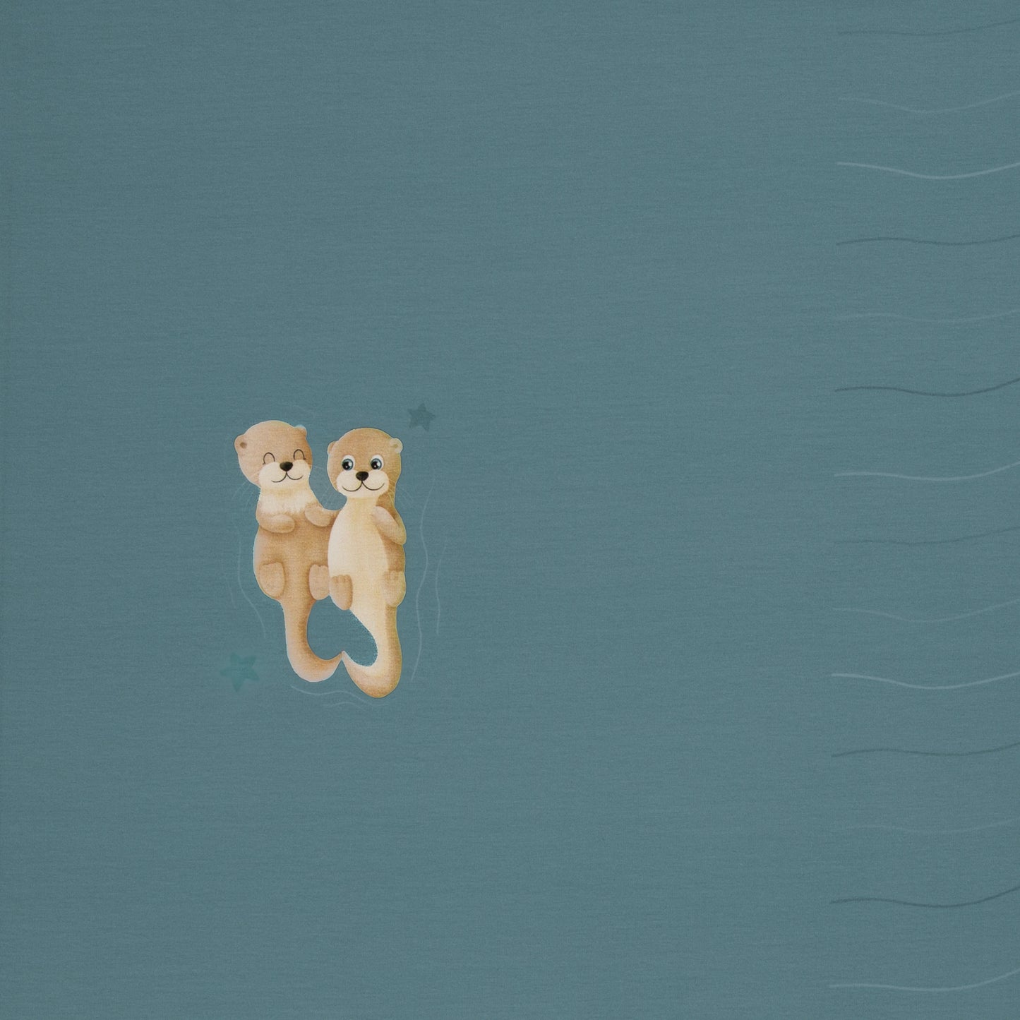 Panel Otter Jersey – Baumwolljersey Splish Splash by Mrs Mint Design | Swafing