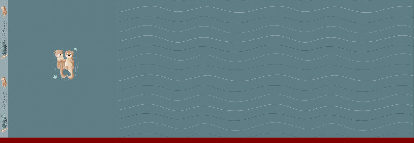 Panel Otter Jersey – Baumwolljersey Splish Splash by Mrs Mint Design | Swafing