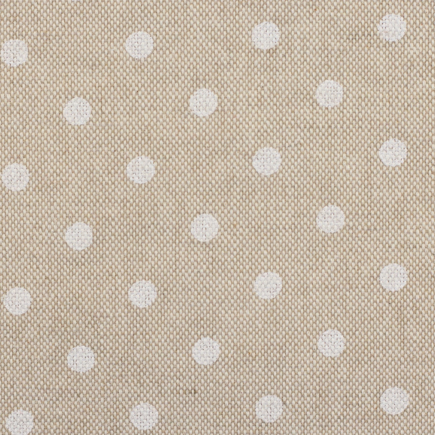 Canvas Leinenoptik Punkte beige Swafing Petra