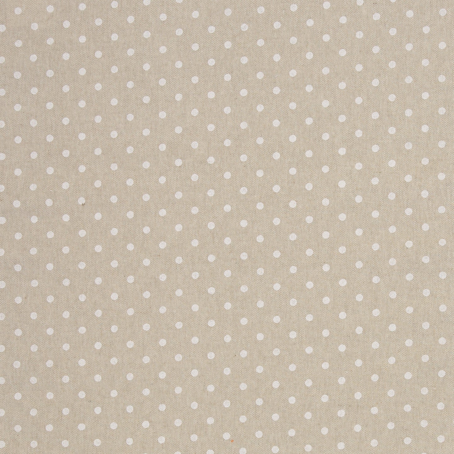 Canvas Leinenoptik Punkte beige Swafing Petra