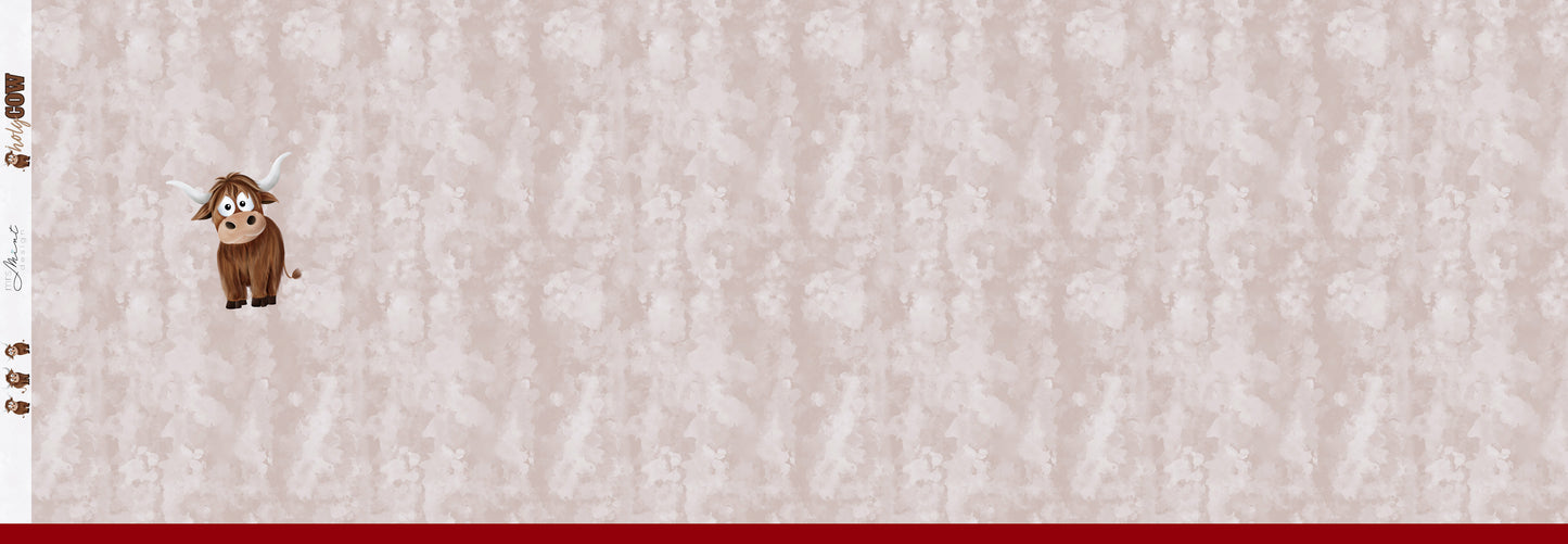Panel – French Terry Kühe Holy Cow by Mrs Mint Design | Swafing altrosa
