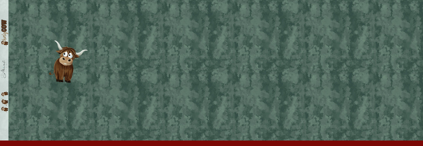 Panel – French Terry Kühe Holy Cow by Mrs Mint Design | Swafing smaragd
