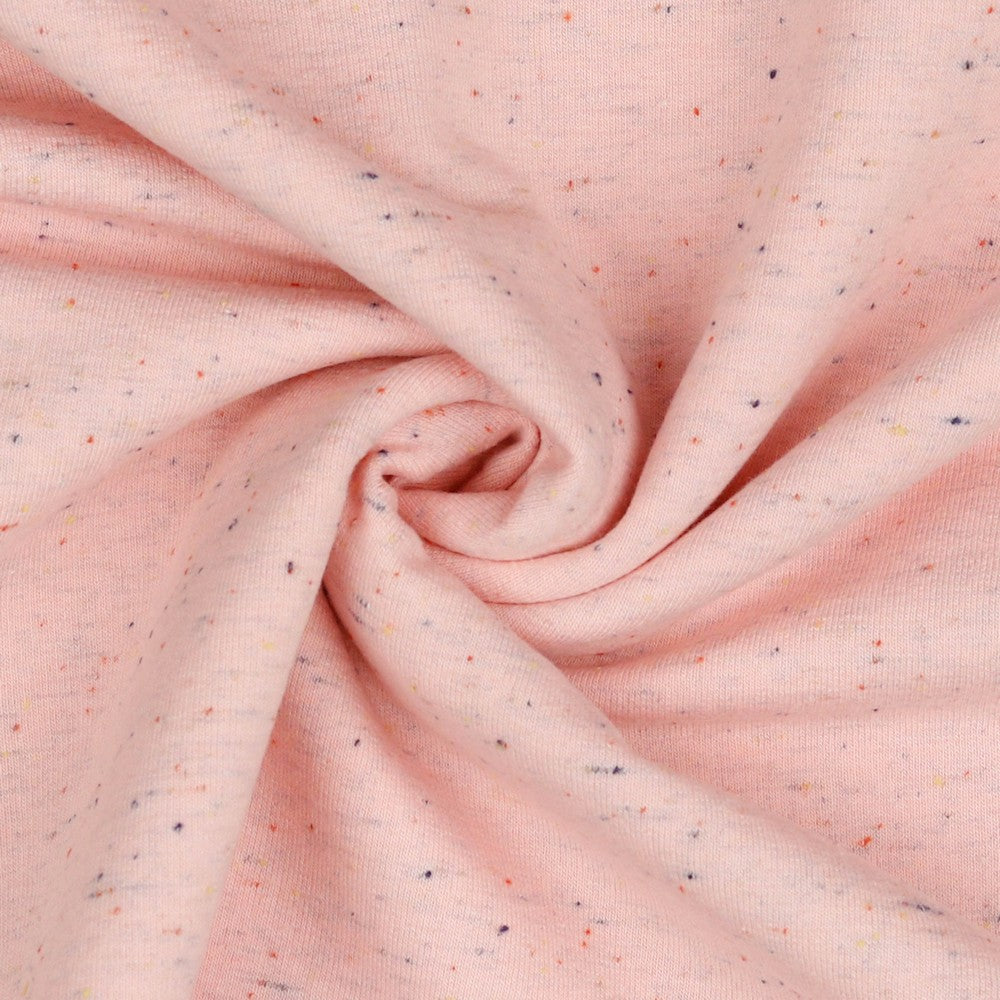 Sweat "Cosy" Uni Sprenkel blush