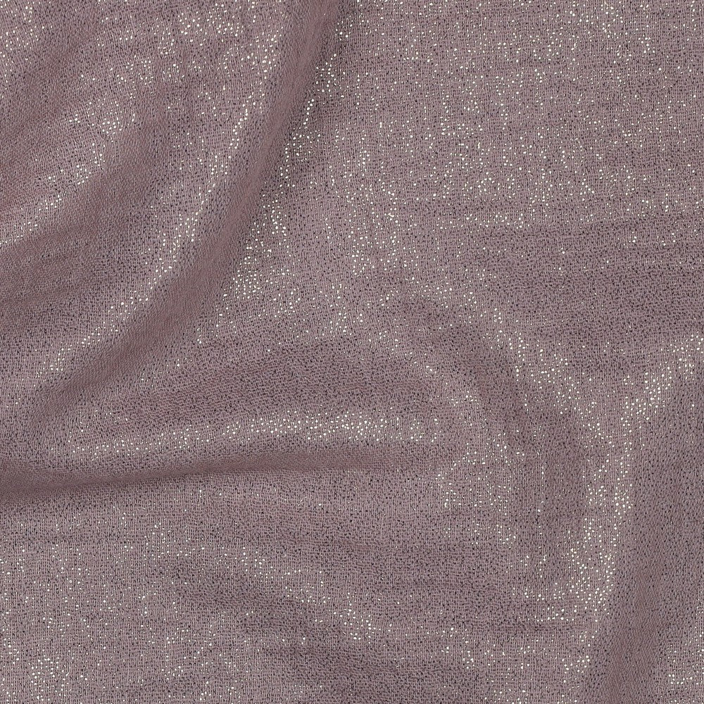 Double Gauze Uni Glitzer puderrosa