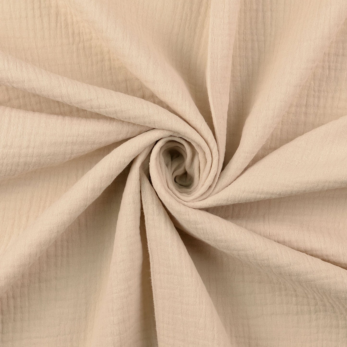 Musselin Double Gauze uni sand