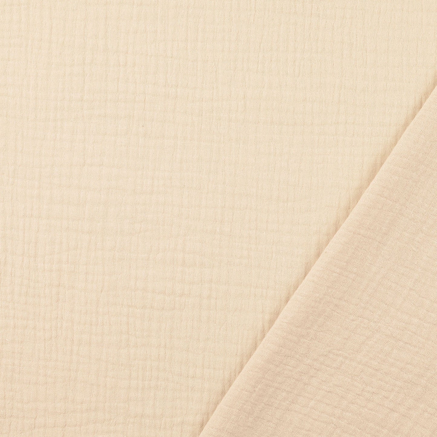 Musselin Double Gauze uni sand