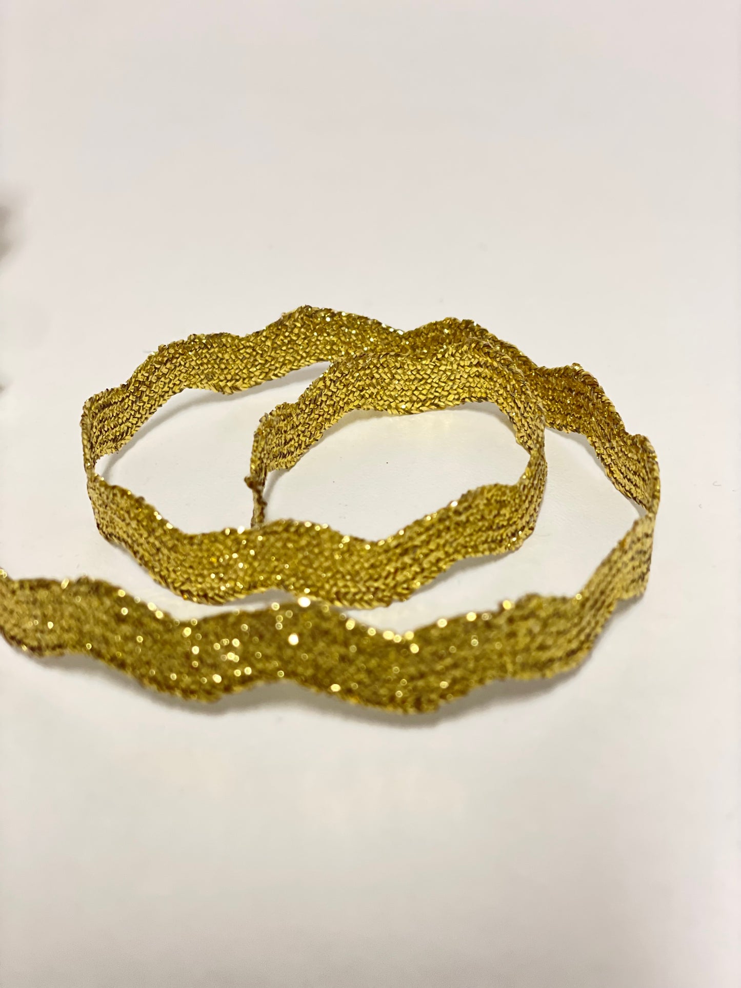 Zackenlitze 9mm Metallic gold