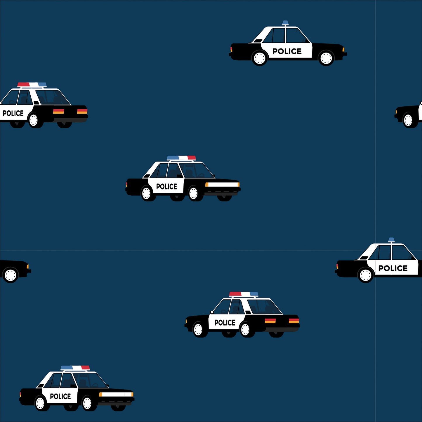 Baumwolljersey Polizei