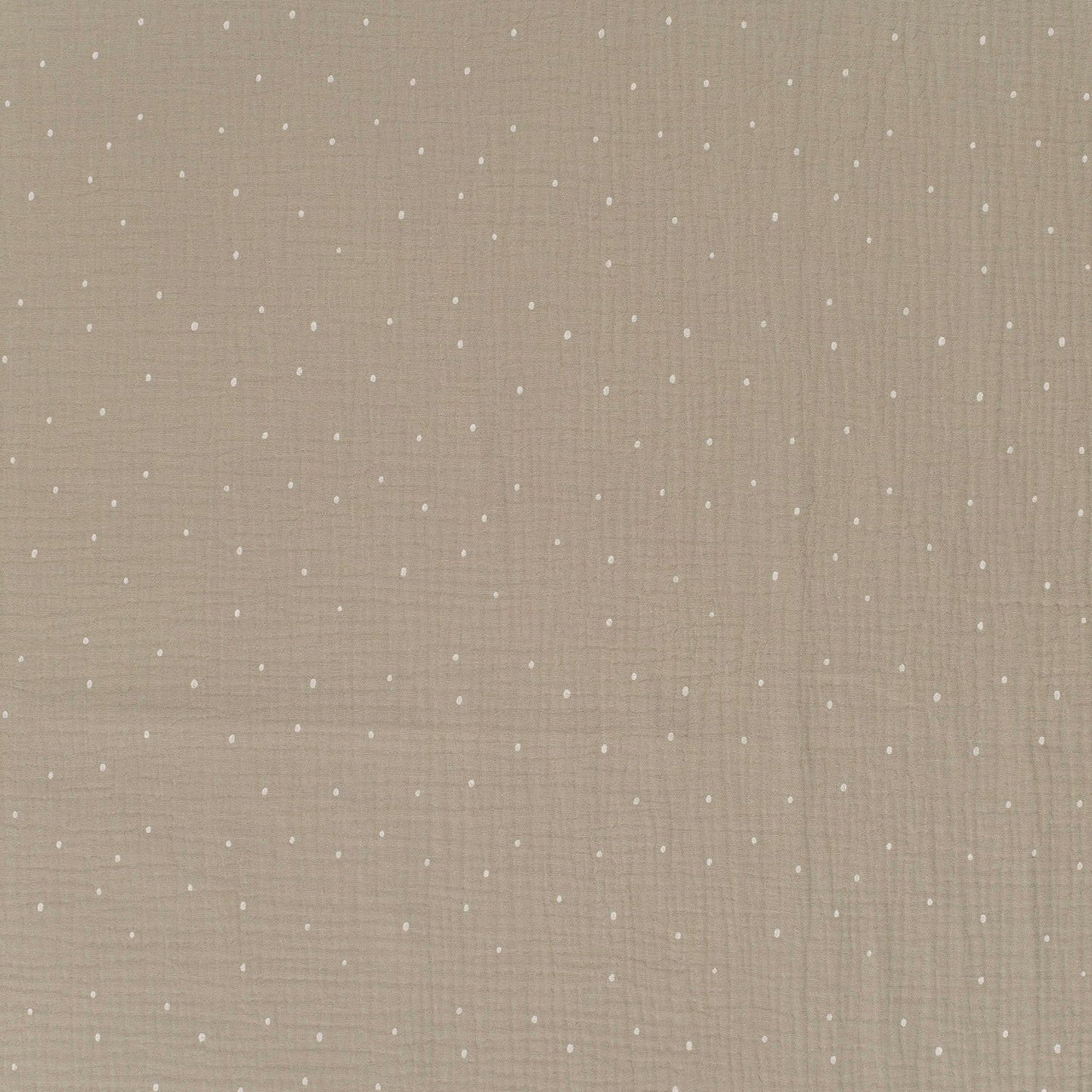 Musselin Punkte beige