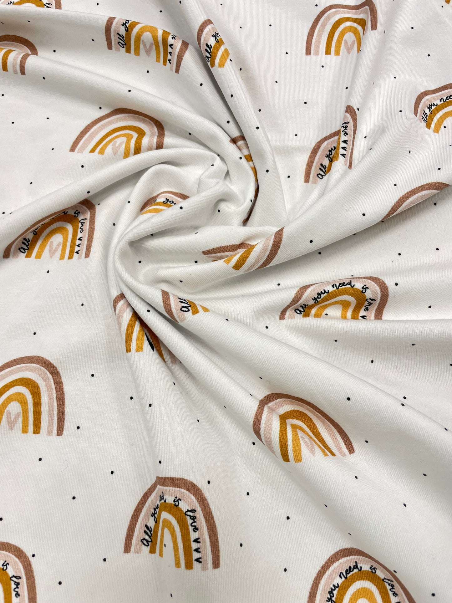 Baumwolljersey Ludos Lieblinge Eigenproduktion Regenbogen