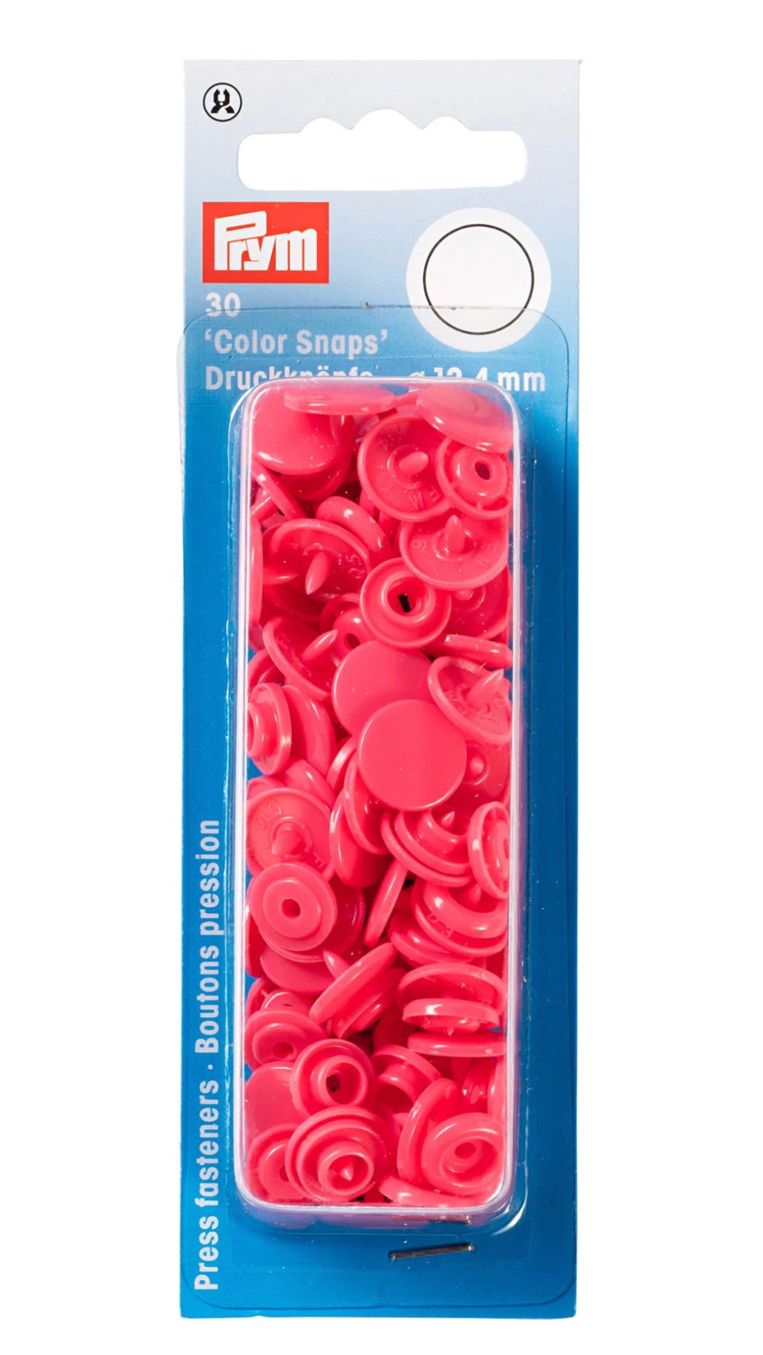 Druckknöpfe Color Snaps 12,4 mm himbeere