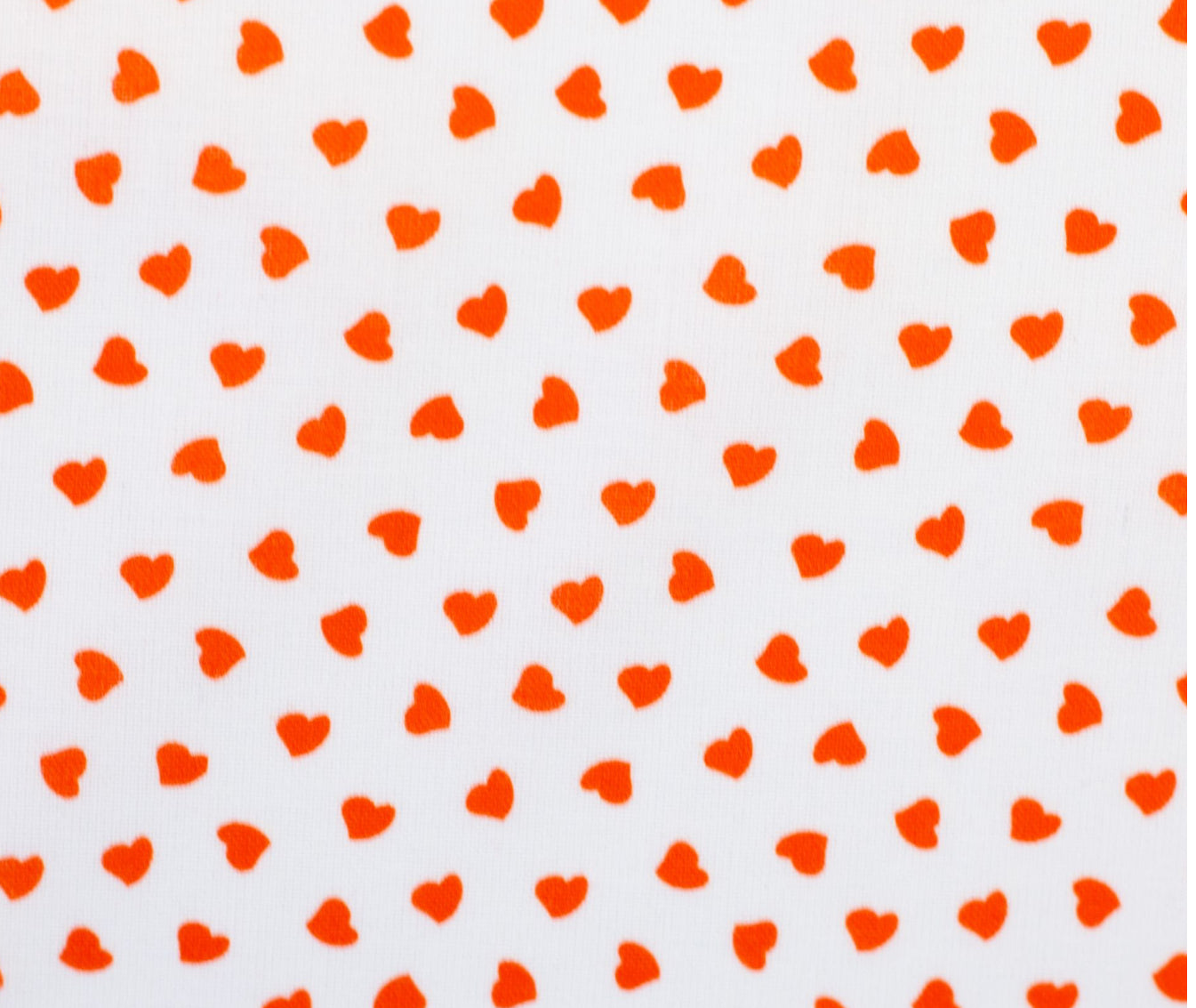 Baumwolle "Tim" Herzen Swafing weiß rotorange