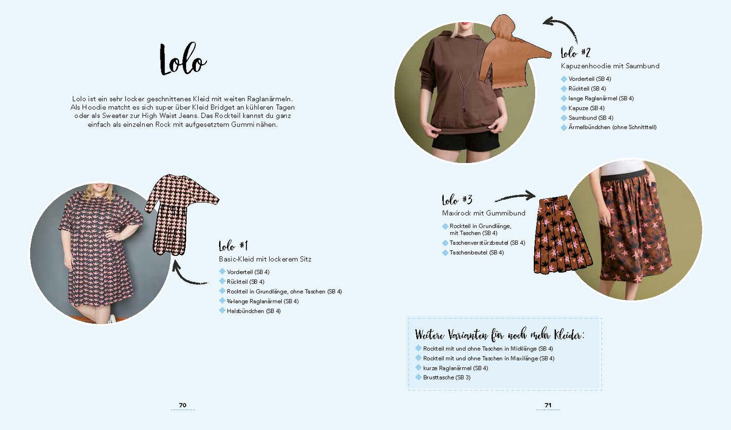 EMF Buch Alles Jersey Kleider und Shirts Plus Size Mix and Match