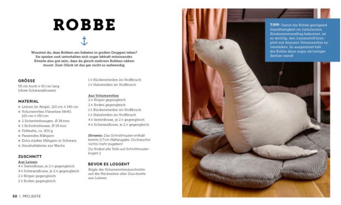 Buch von EMF Verlag Bigfriends nähen Coole Skandi XL-Kuscheltiere