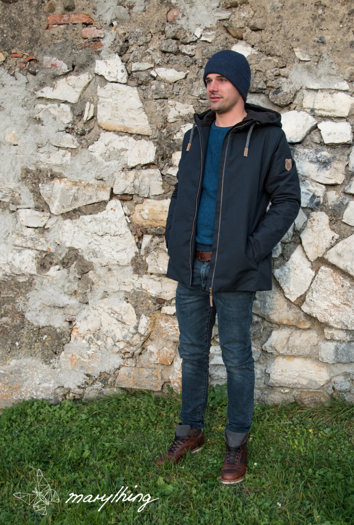 Fadenkäfer Schnittmuster "Alex" Herren Parka Mantel