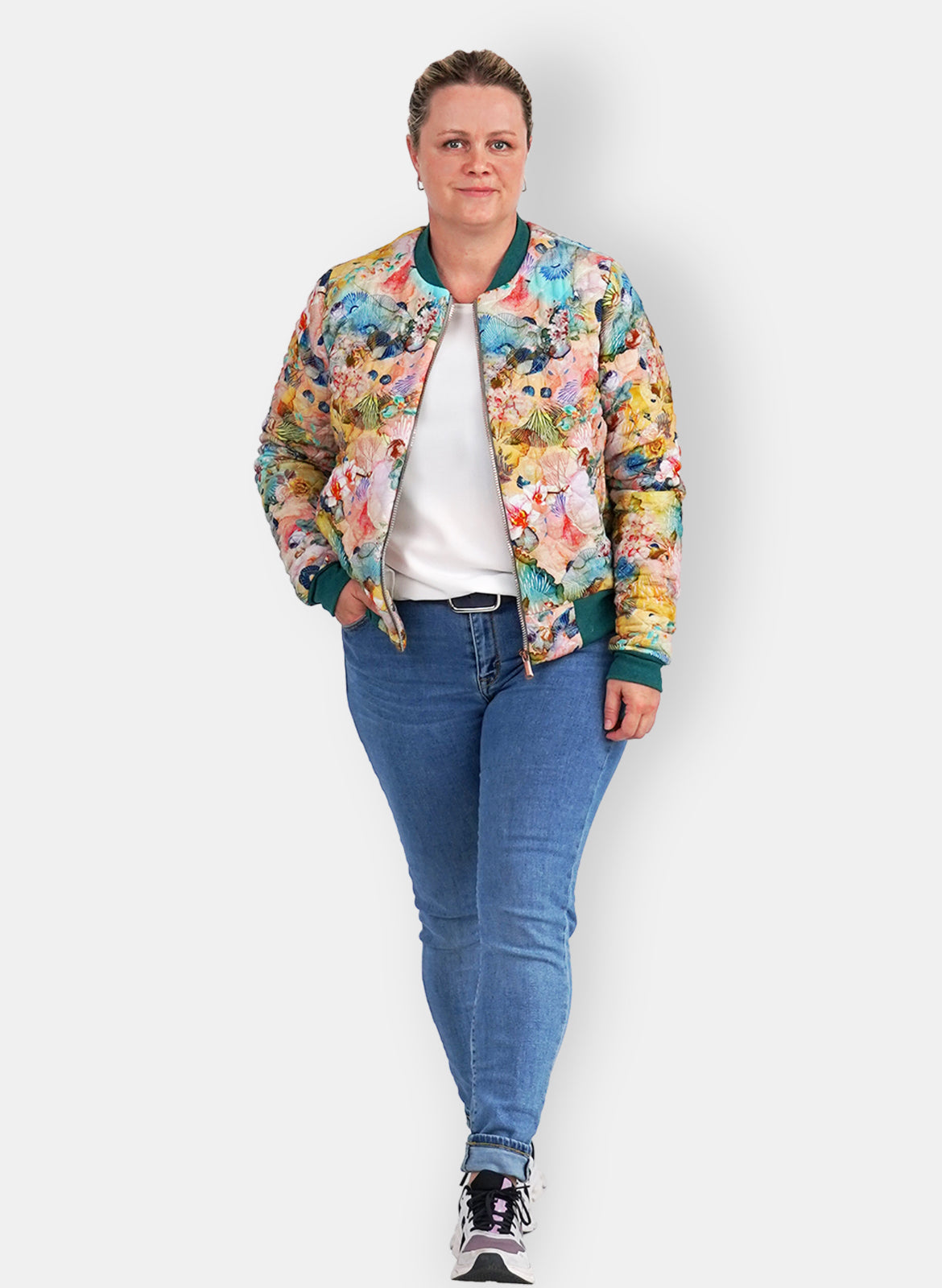 Fadenkäfer Schnittmuster "College Jacke" Damen