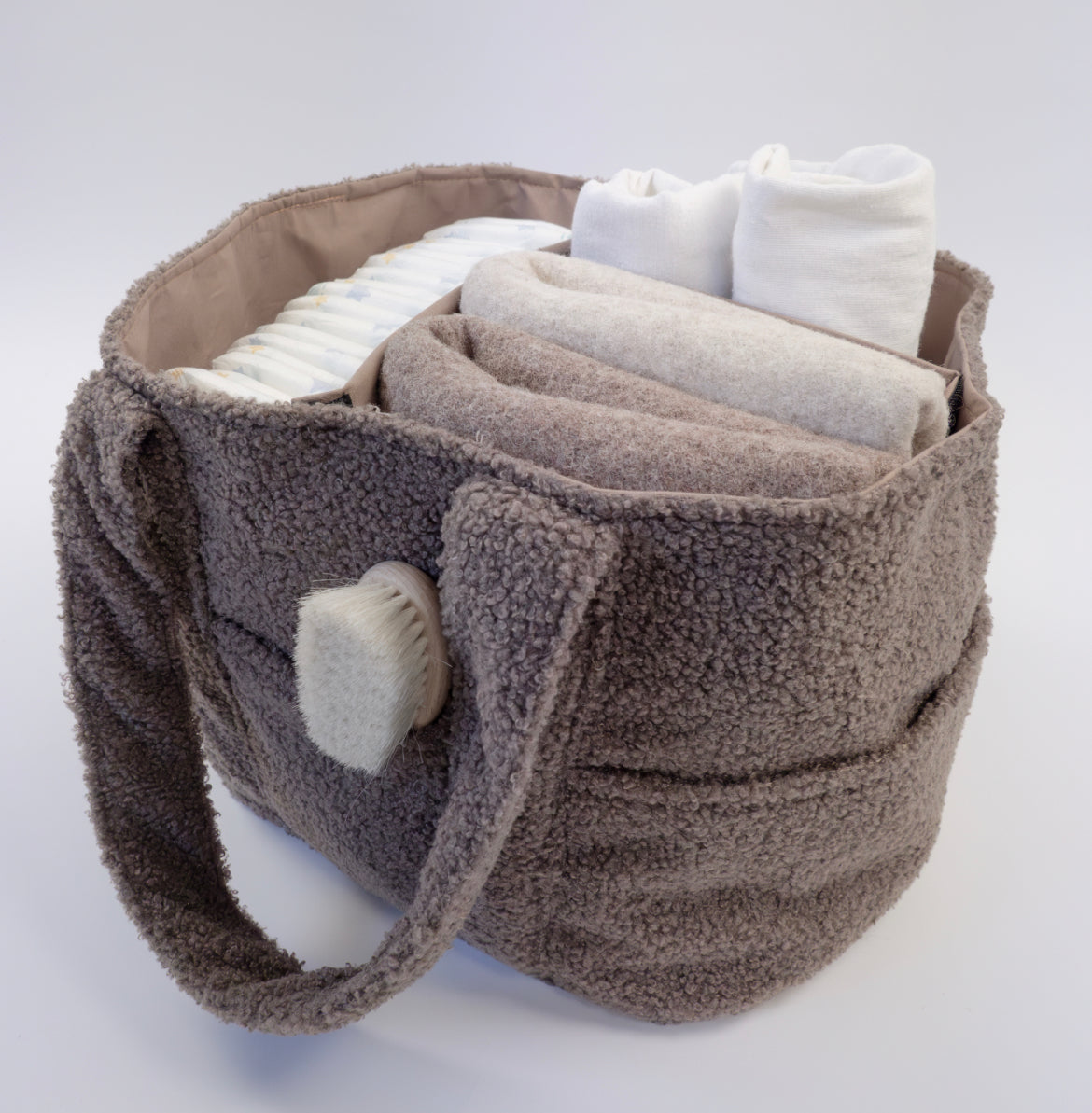 Dekostoff Boucle Kodiak Swafing taupe