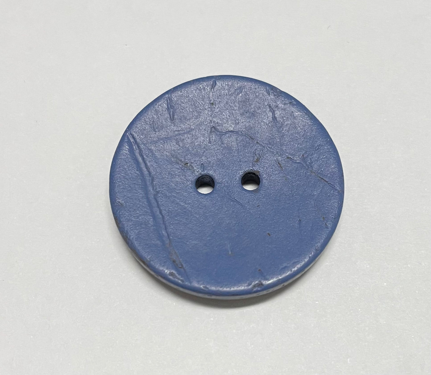 Kokos Knopf 2 Loch Ø 30 mm blau