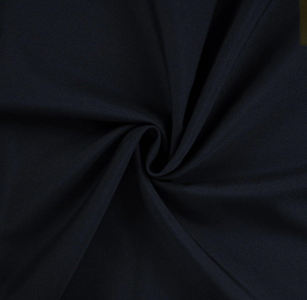 Dekostoff Bi-Stretch schwer entflammbar Uni schwarz 280 cm breit
