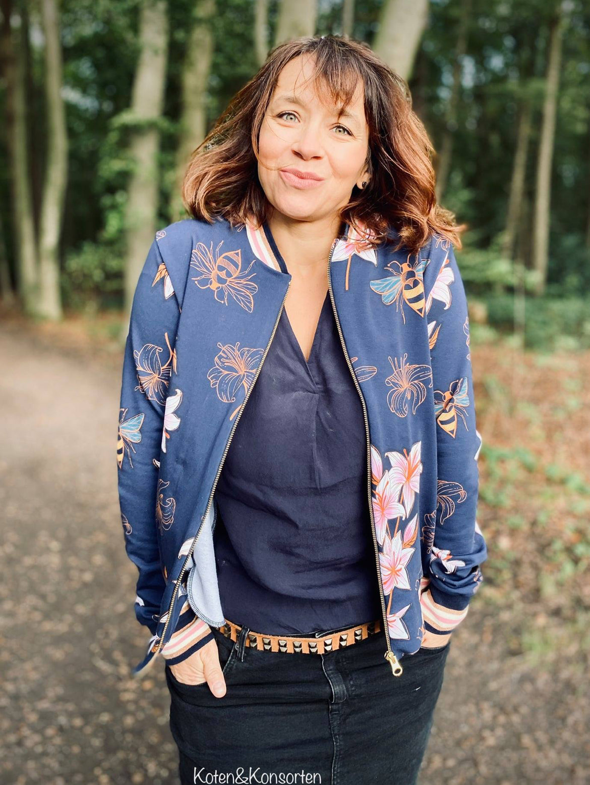 Fadenkäfer Schnittmuster "College Jacke" Damen