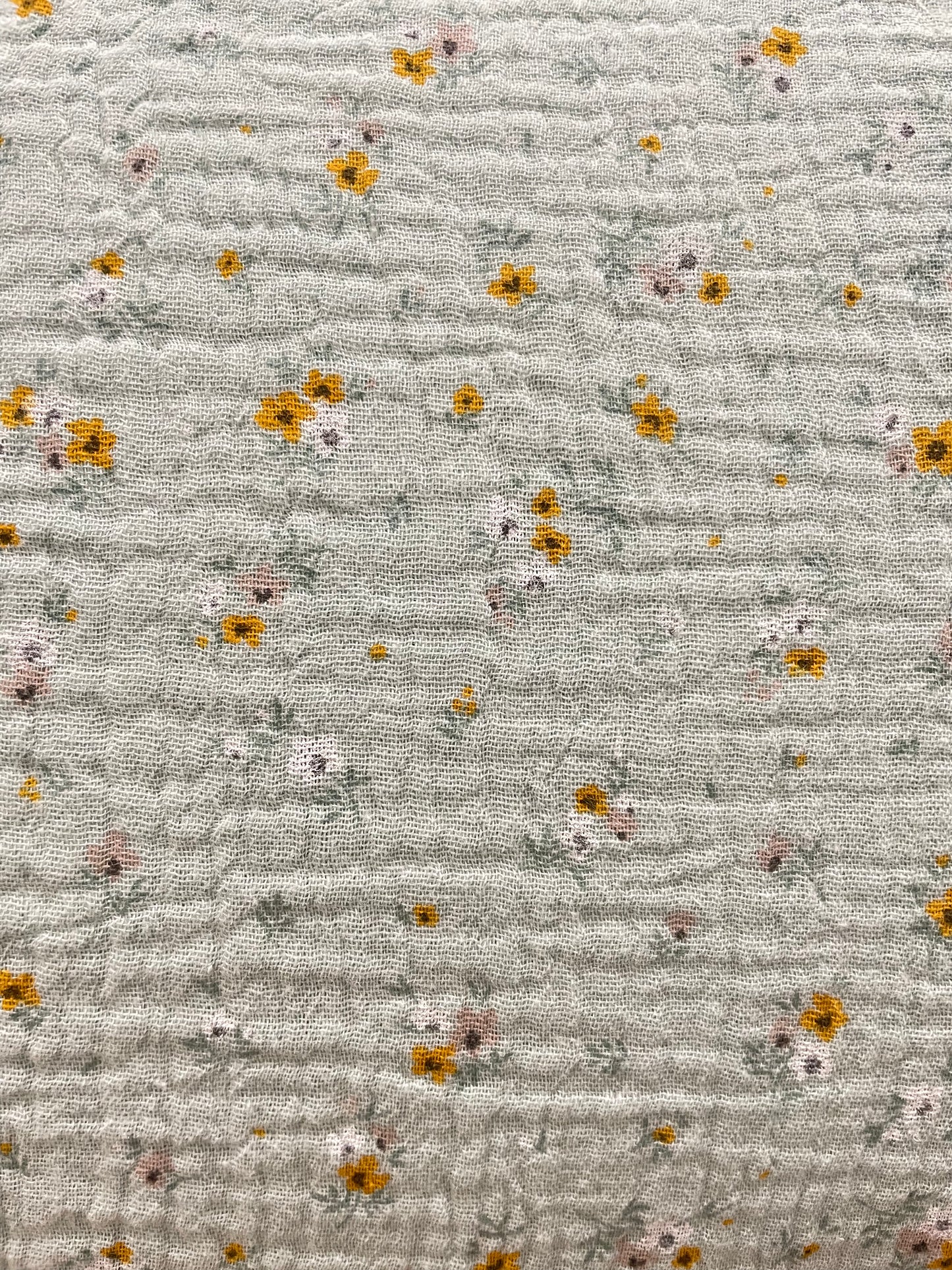 Musselin Blumen mint
