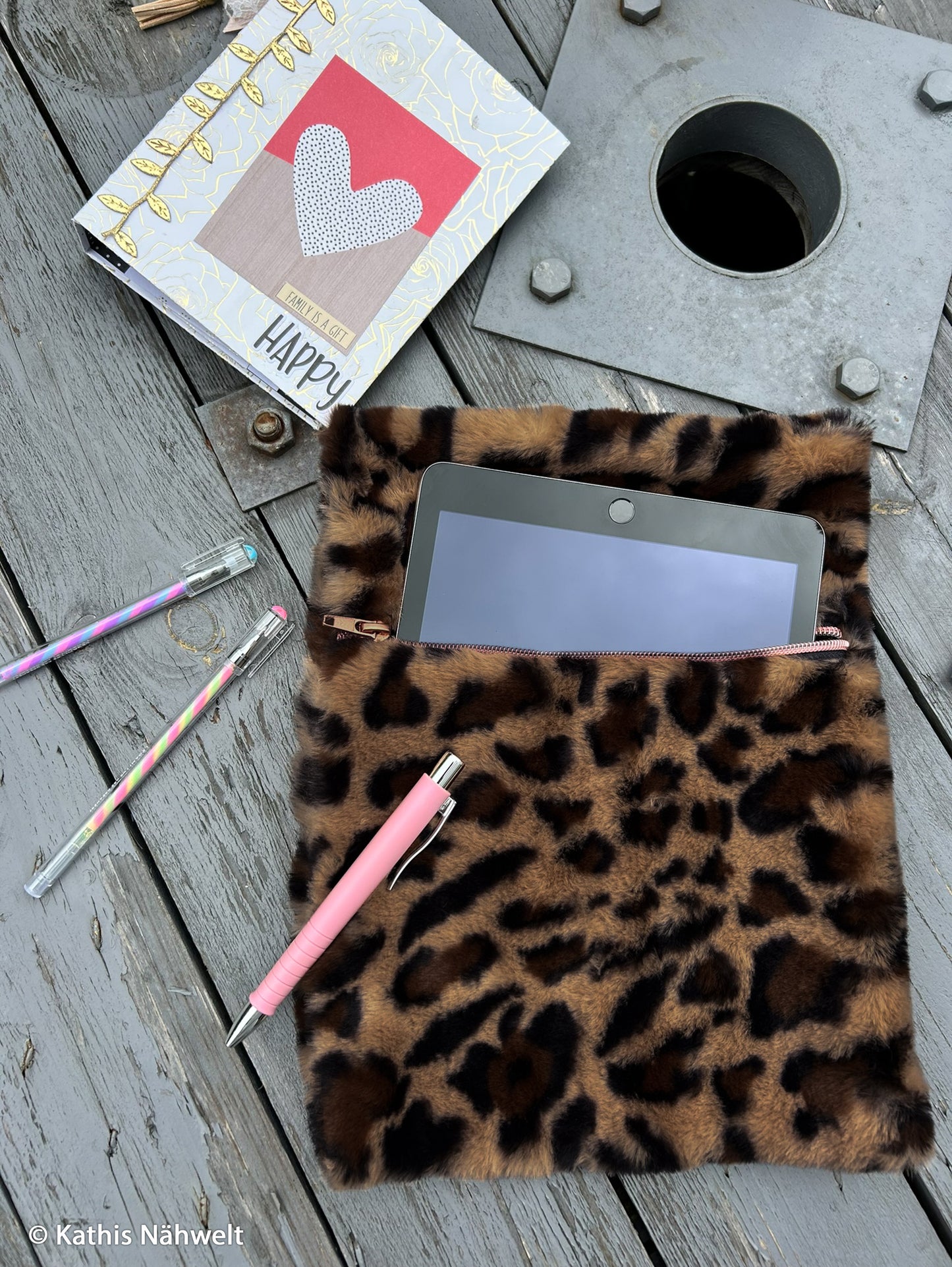 Plüschstoff Kunstpelz Leoprint Punami Swafing