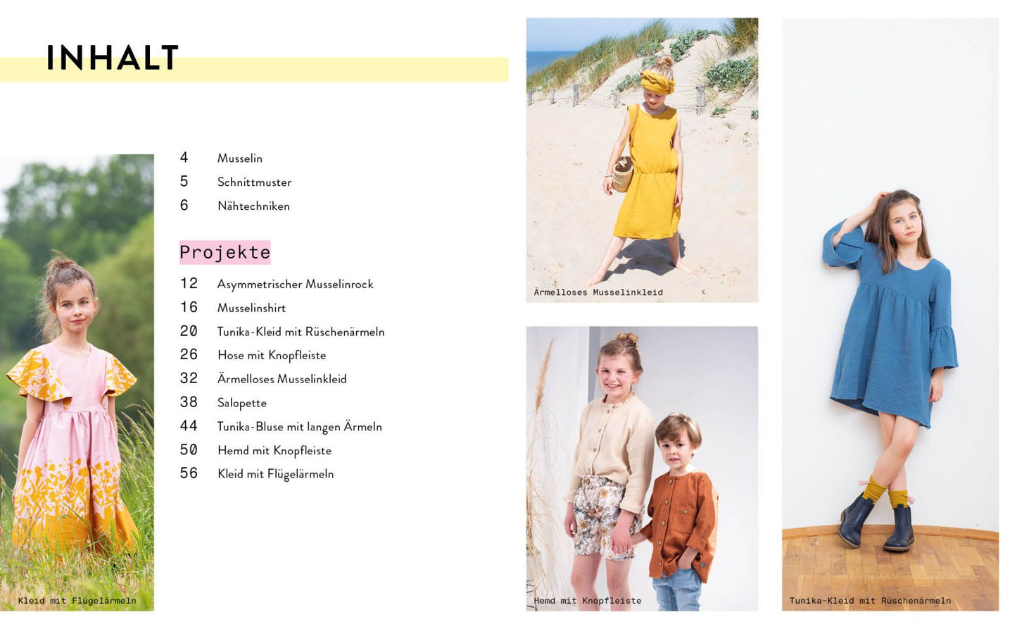 Buch von EMF Verlag Nähen mit Musselin für Kids