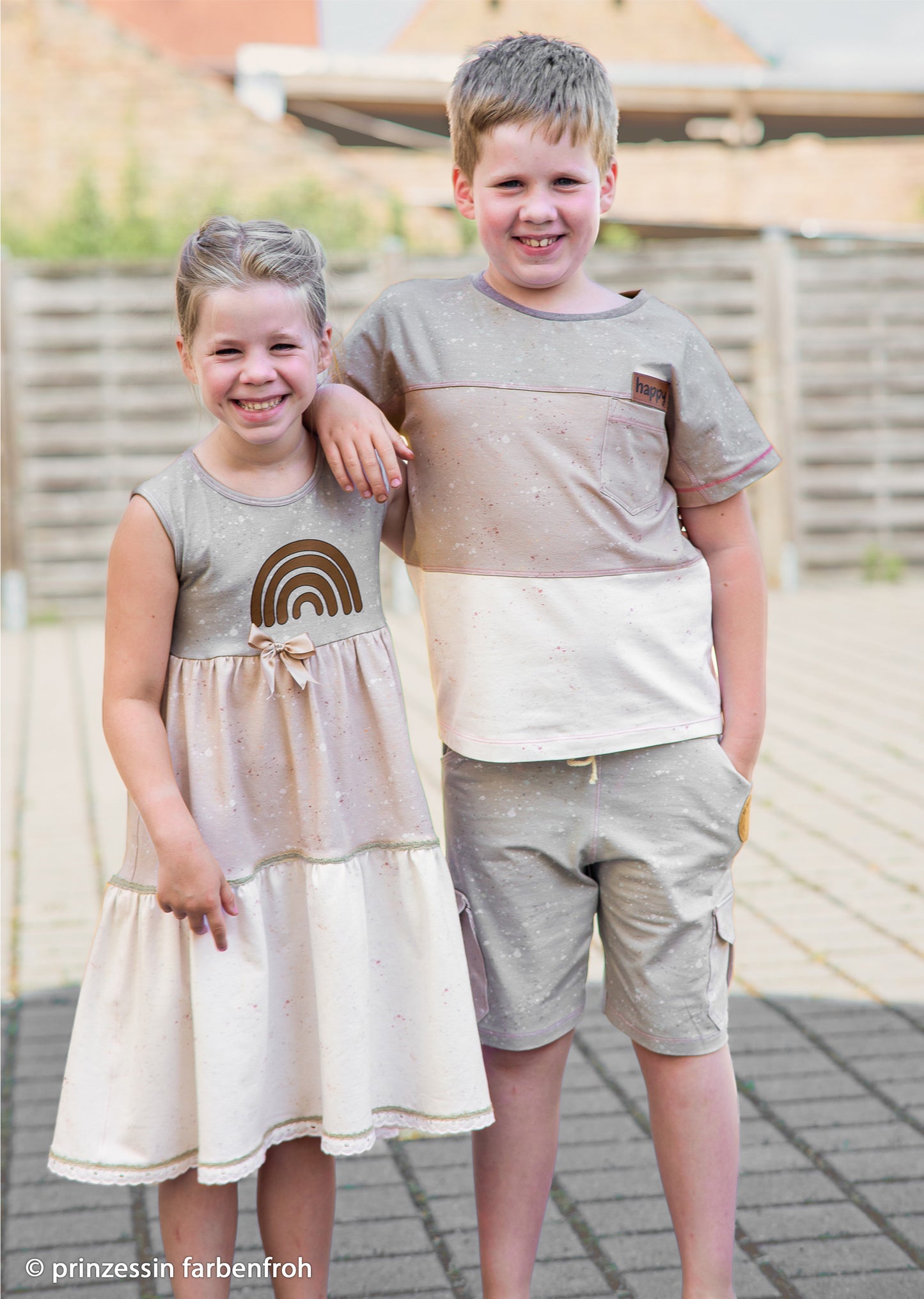 Baumwolljersey Sand Küstenliebe by Christiane Zielinski