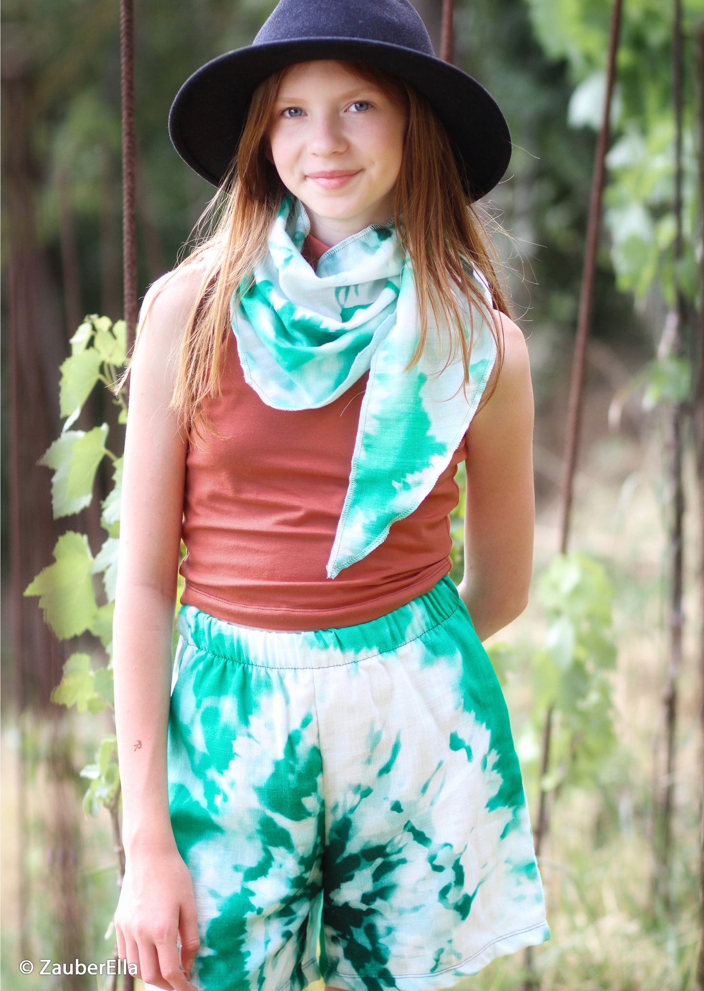 Double Slub Musselin „Tie Dye by lycklig design“ Batik Swafing