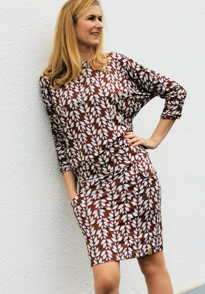 Erbsünde Schnittmuster "veloza" Kleid Damen