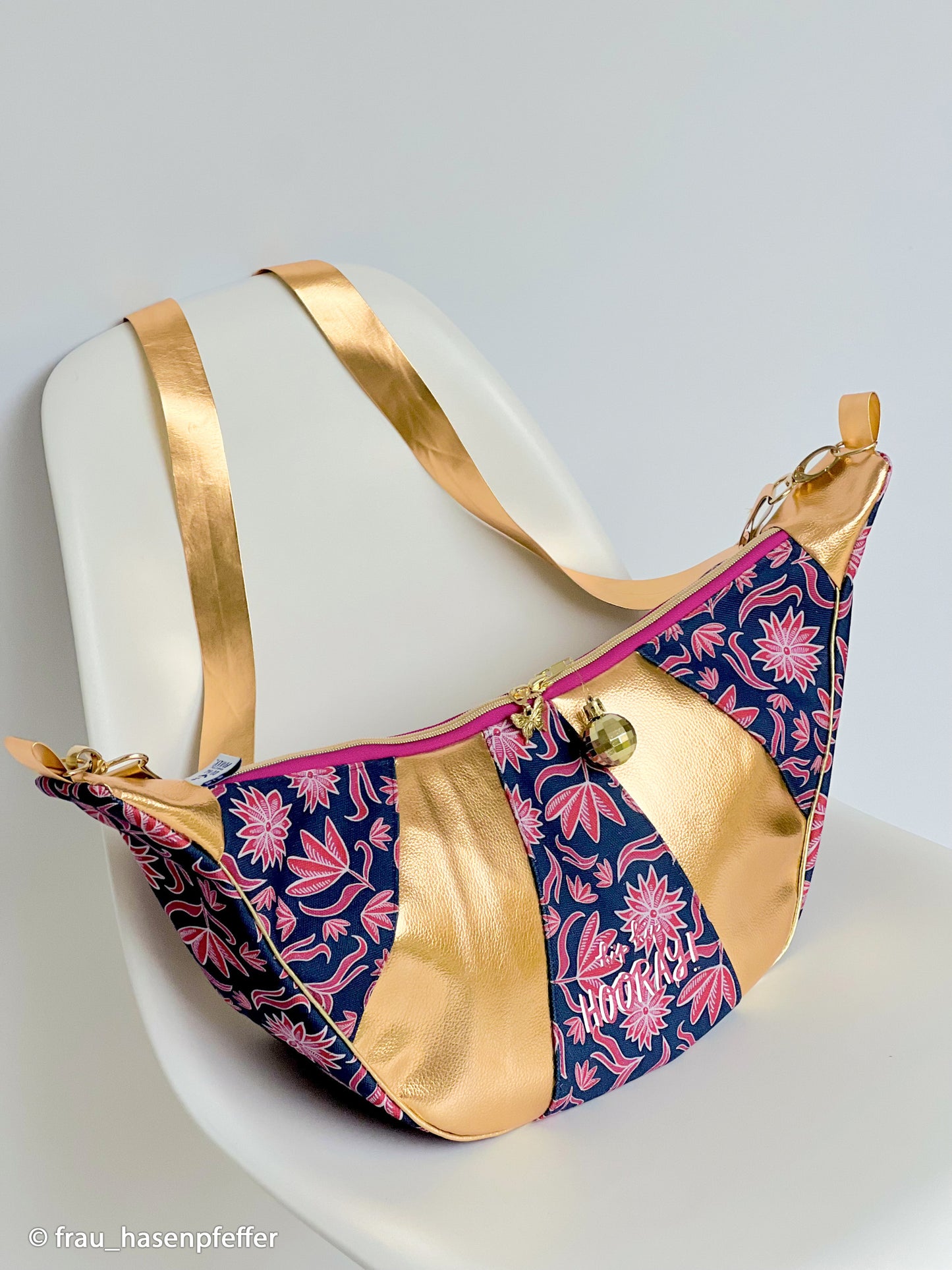 Kunstleder Rex metallic gold
