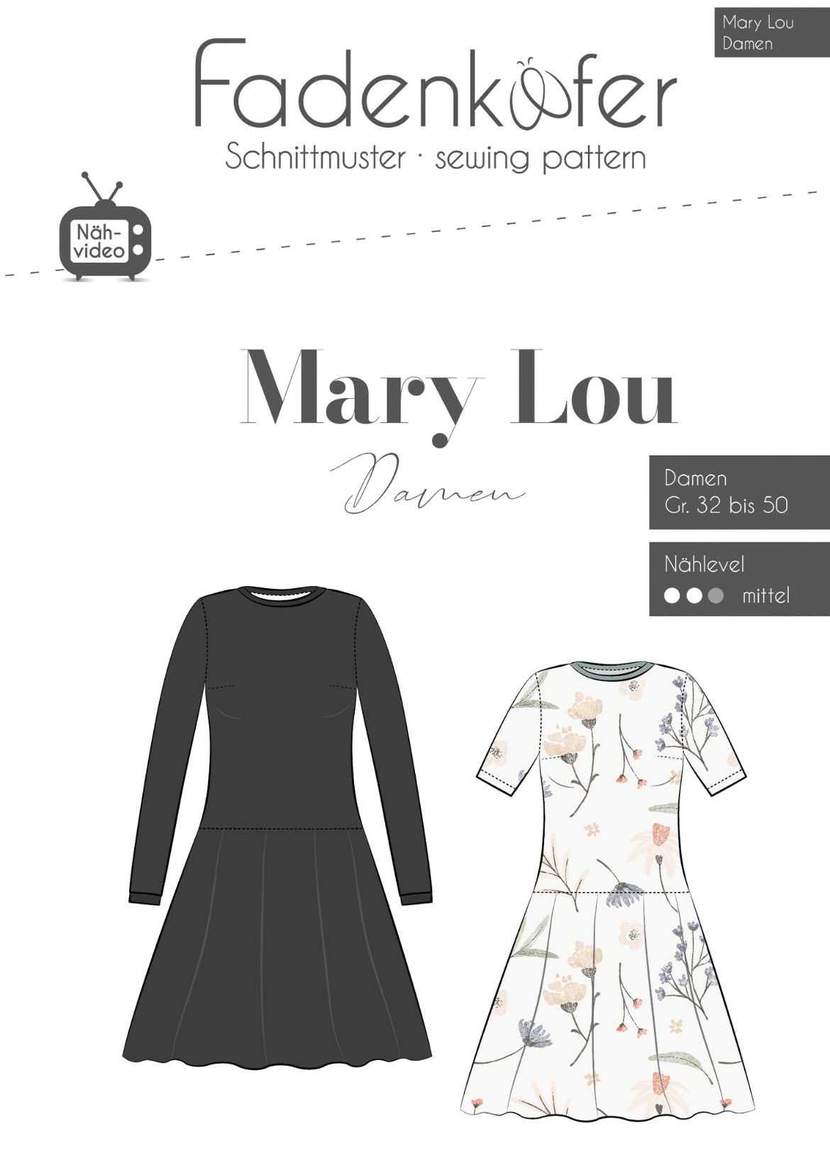 Fadenkäfer Schnittmuster "Mary Lou" Damen