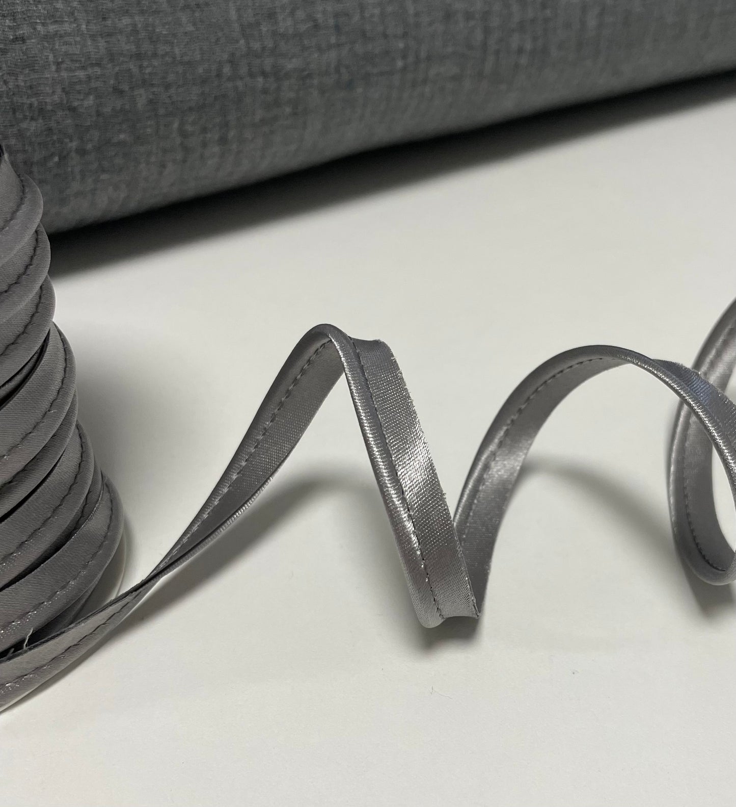 Paspelband Satin Uni 10mm
grau