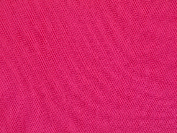 Wabentüll Uni neonpink