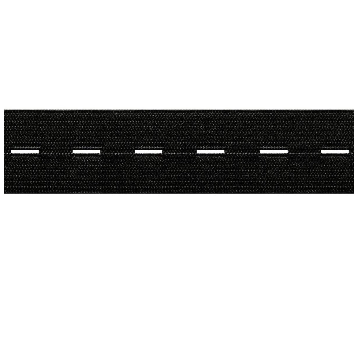 Prym Knopfloch-Elastic schwarz
18mm