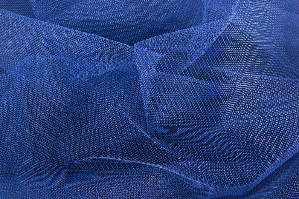 Wabentüll Uni blau Swafing